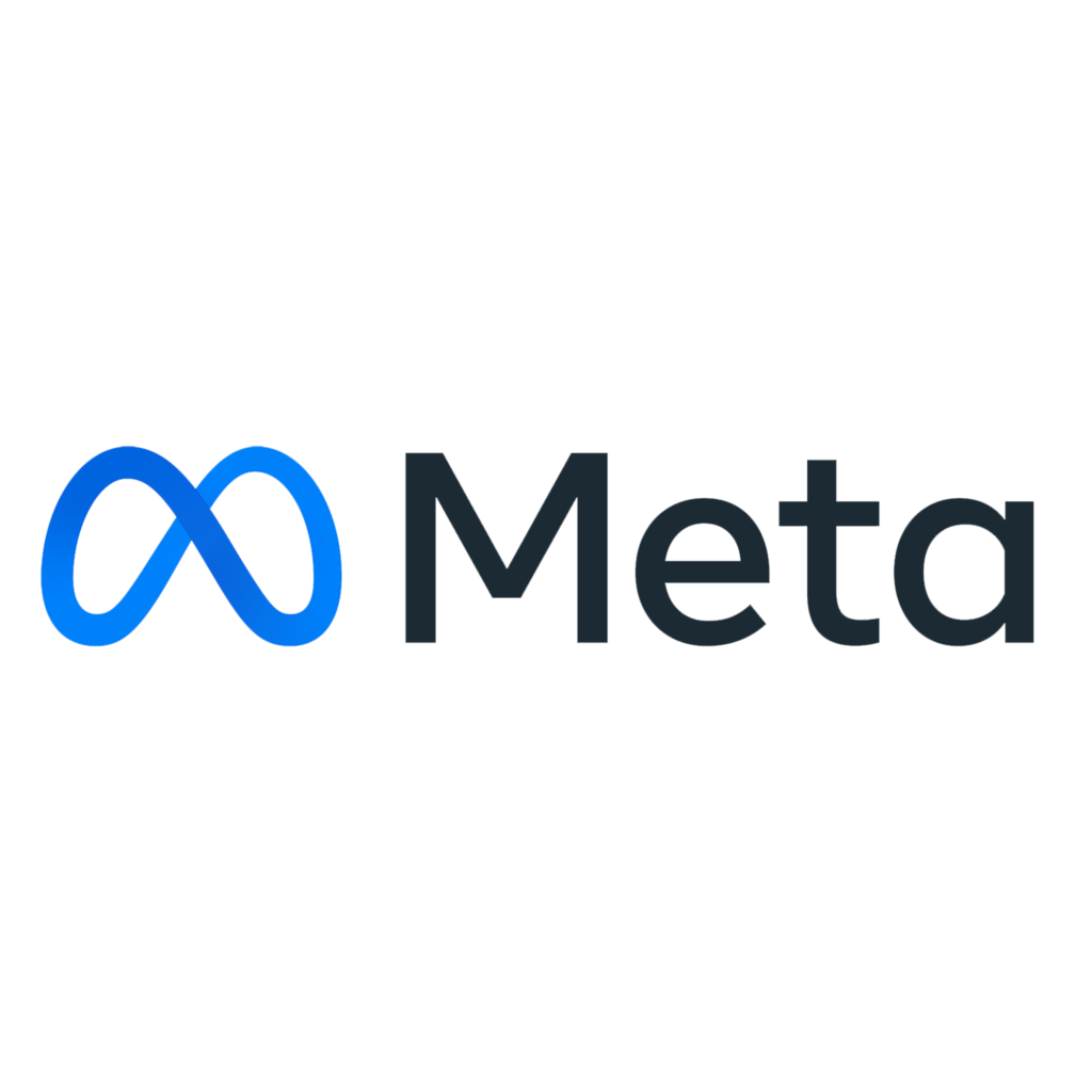 meta logo black